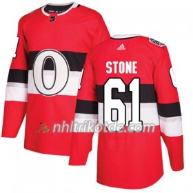 Ottawa Senators Trikot Mark Stone 61 Adidas 2017-2018 Rot Authentic - Herren